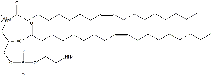 L-α-磷脂酰乙醇胺 结构式
