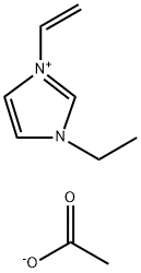 1-乙烯基-3-乙基咪唑醋酸盐 结构式