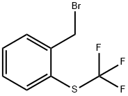 2-(三氟甲硫基)苄基溴 结构式