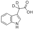 吲哚-3-乙酸-2,2-d2 结构式