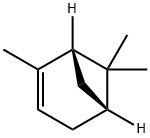 (1R)-(+)-Alpha-蒎烯 结构式