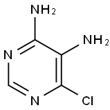 6-氯-4,5-嘧啶二胺 结构式
