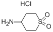4-氨基四氢-2H-噻喃1,1-二氧化物盐酸盐 结构式