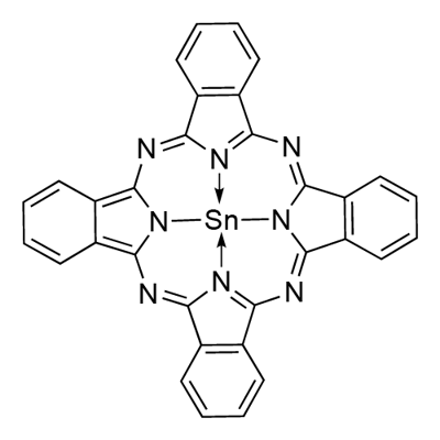 酞菁锡(II) 结构式