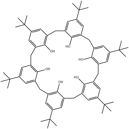 4-叔丁基杯[6]芳烃 结构式