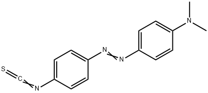 4-二甲氨基偶氮苯-4'-硫代异氰酸酯 结构式
