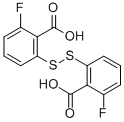 2,2'-二硫代双(6-氟苯甲酸) 结构式