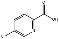 5-氯吡啶-2-甲酸 结构式