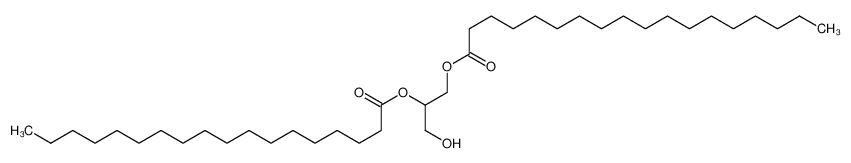 双硬脂酸甘油酯 结构式