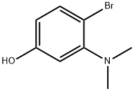 4-溴-3-(二甲氨基)苯酚 结构式
