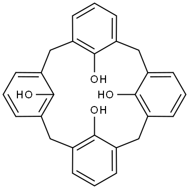 杯[4]芳烃 结构式