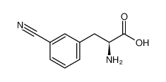 L-3-氰基苯丙氨酸 结构式
