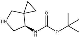 (7R)-5-氮杂螺[2.4]庚烷-7-基氨基甲酸叔丁酯 结构式