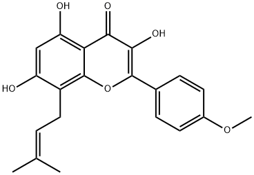 淫羊藿素 结构式