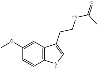 褪黑素 结构式