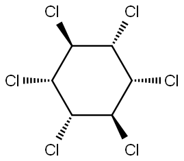 γ-六六六标准溶液 结构式