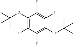1,4-双(叔丁氧基)四氟苯 结构式