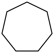 环庚烷 结构式