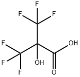 2-羟基-2,2-双(三氟甲基)乙酸 结构式