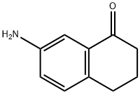 7-氨基-α-四氢萘酮 结构式