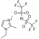 1-乙基-2,3-二甲基咪唑鎓双(三氟甲磺酰)亚胺 结构式