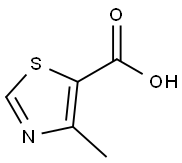 4-甲基噻唑-5-甲酸 结构式