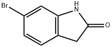 6-溴-2-吲哚酮 结构式
