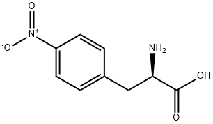 4-硝基-D-苯丙氨酸 结构式
