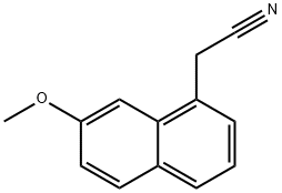 7-甲氧基-1-萘基乙腈 结构式