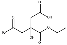 3-(乙氧羰基)-3-羟基戊二酸 结构式