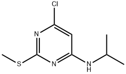 6-氯-N-异丙基-2-(甲硫基)嘧啶-4-胺 结构式