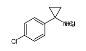 1-(4-氯苯基)环丙胺盐酸盐 结构式