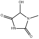 5-羟基-1-甲基咪唑烷-2,4-二酮 结构式