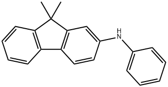 9,9-二甲基-N-苯基-9H-芴-2-胺 结构式