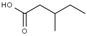 3-甲基戊酸 结构式