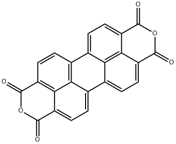 苝-3,4,9,10-四羧酸二酐 结构式