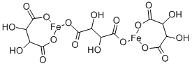 酒石酸铁(III) 结构式