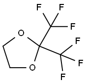 2,2-双(三氟甲基)-1,3-二氧戊环 结构式