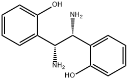 (1R,2R)-1,2-双(2-羟苯基)乙二胺 结构式