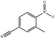3-甲基-4-硝基苯甲腈 结构式