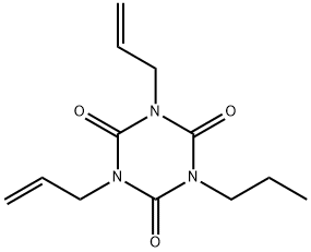 异氰尿酸二烯丙基正丙酯 结构式