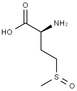 L-蛋氨酸亚砜 结构式