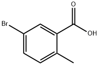 5-溴-2-甲基苯甲酸 结构式