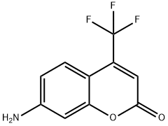 7-氨基-4-三氟甲基香豆素 结构式