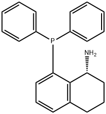 (R)-8-(二苯基膦)-1,2,3,4-四氢萘-1-胺 结构式