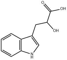 吲哚-3-乳酸 结构式