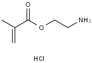 甲基丙烯酸2-氨基乙基酯盐酸盐 结构式