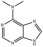 6-(二甲基氨基)嘌呤 结构式