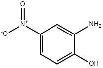 2-氨基-4-硝基苯酚 结构式