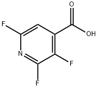 2,3,6-三氟吡啶-4-羧酸 结构式